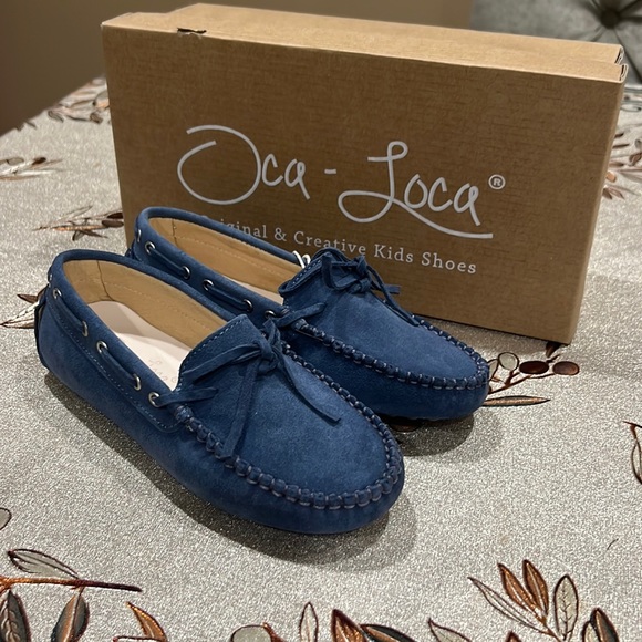 Oca-Loca Toddler Suede Loafers - Picture 12 of 12
